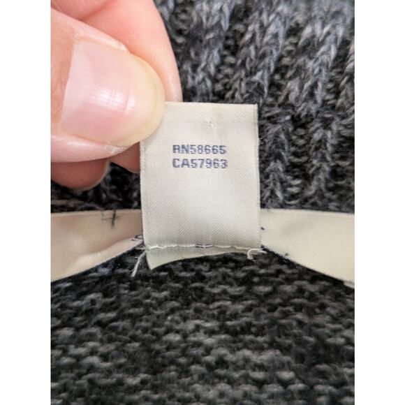 Sejour Sweater Women's 1X Gray‎ High Neck Knitted Zipper Long Sleeves Pullover - Picture 7 of 11